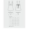 Amarone babydoll i stringi czarny s/m