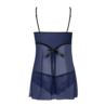 Auroria babydoll i majtki kolor niebieski L/XL