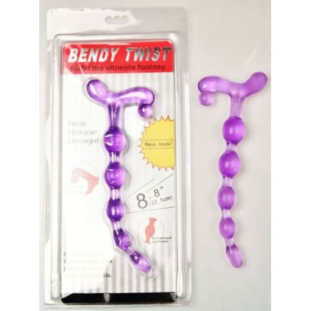 Anal Beads Purple 23/201mm