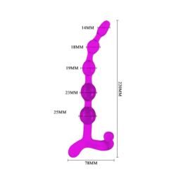 Anal Beads Purple 23/201mm