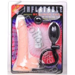 Inflatable Wibrator with Pump Super Realistic