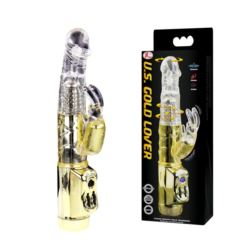 Gold Lover, Vibr, Rotation, Clear-Gold, 22,5cm
