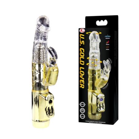 Gold Lover, Vibr, Rotation, Clear-Gold, 22,5cm