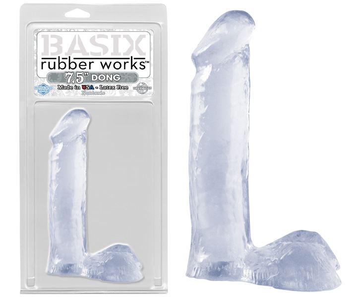 Basix 7.5" Dong Clear