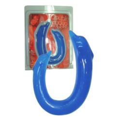 Double Ended Dolphin - Clear Blue