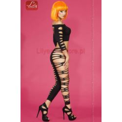 Top i spodnie S/M Black