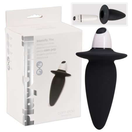 Corn Pop Black Analplug