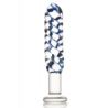 Dildo transparent glass 16 cm