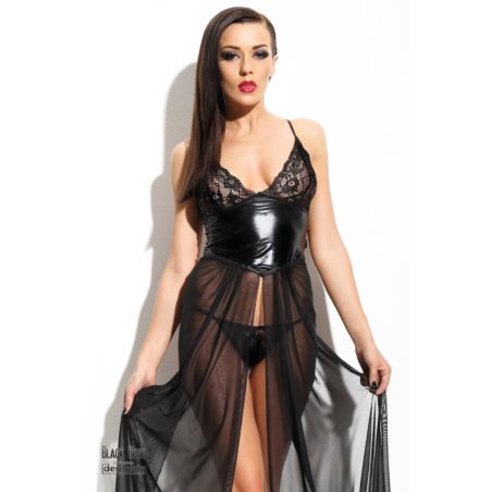 ANASTASIA - komplet czarny - rozmiar: L/XL