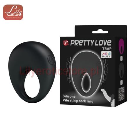 Pretty Love Trap ring vibro black