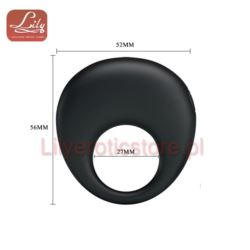 Pretty Love Trap ring vibro black