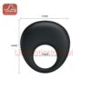 Pretty Love Trap ring vibro black