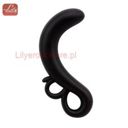 Two-Finger G-Spot Plug Black Mount Black