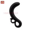 Two-Finger G-Spot Plug Black Mount Black