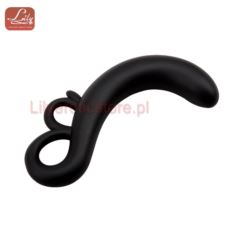 Two-Finger G-Spot Plug Black Mount Black