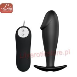 Pretty Love Vibrating Butt Plug Black