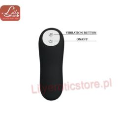 Pretty Love Vibrating Butt Plug Black