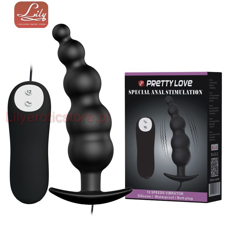Pretty Love Vibrating Special Anal  Black