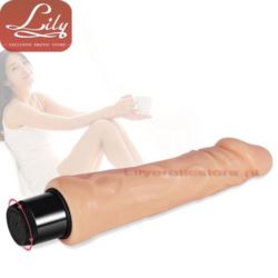 Real Feel Cyberskin Vibrator  8.0"
