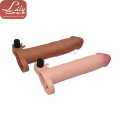 Pleasure ExtenderSleeve Vibro Flesh 3 inch