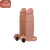 Pleasure Extender Sleeve Vibro Flesh 2 inch