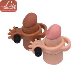 Pleasure Extender Sleeve Vibro Flesh 2 inch