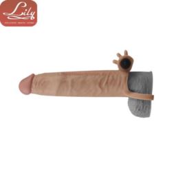 Pleasure Extender Sleeve Vibro Flesh 2 inch