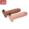 Pleasure Extender Sleeve  Vibro Flesh 3 inch