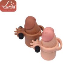 Pleasure Extender Sleeve  Vibro Flesh 3 inch