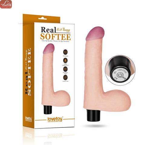 REAL SOFTEE Vibrating cyberSkin 8.0"