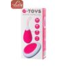 A-toys Silicone  egg white-pink USB