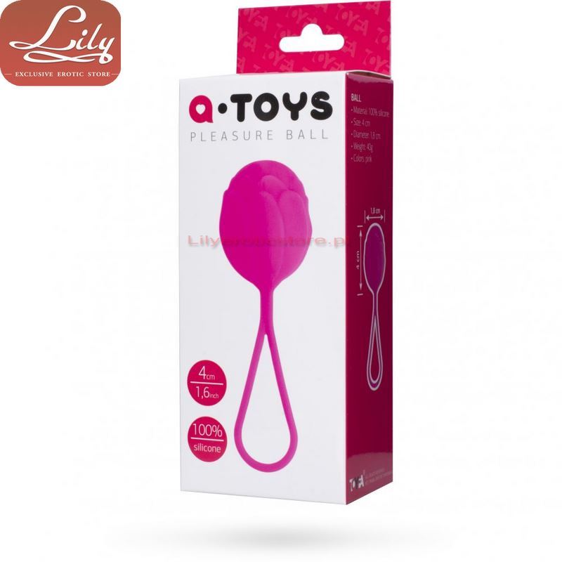 A-TOYS  Keggel Ball silicone pink