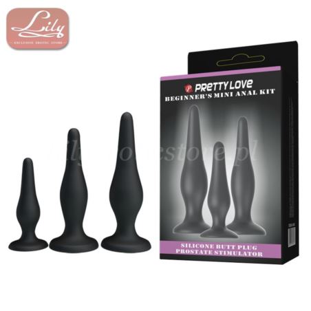 Pretty Love Begginers Mini Anal Kit Black