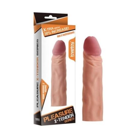 Pleasure X-Tender Penis Sleeve 2"