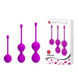 Pretty Love Kegel Balls Set 3 SZT Pink