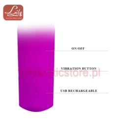 Pretty Love Elmer Clit vibrator rechargeable Black