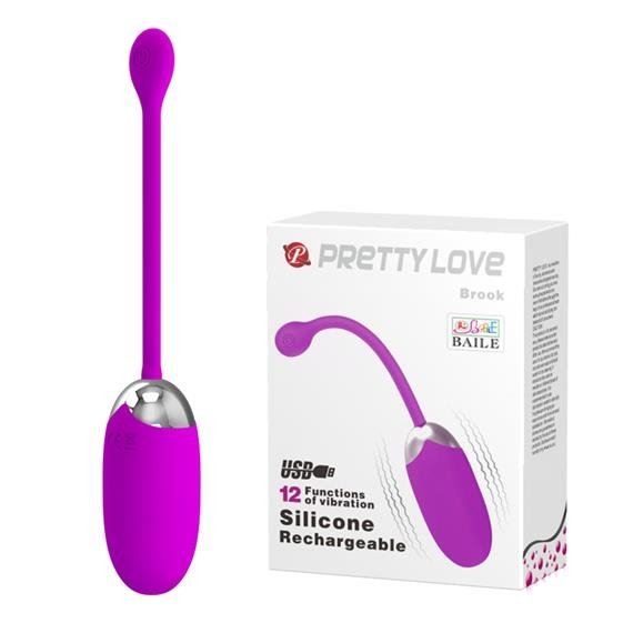 Pretty Love Brook vibrating Egg Pink usb