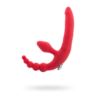 Black & Red strapon with vibro-bullet red