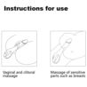 Wibrator G spot Real silicone USB fiolet