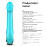 Wibrator G spot Real silicone USB fiolet