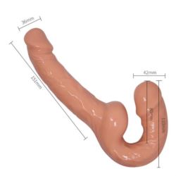 Ultra Female Strapless Strapon flesh