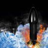 Glass Romance Anal Plug Black 5"
