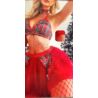 Komlet czerwony very sexy S/M