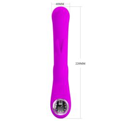 Pretty Love Lamar silicone vibrator pink USB