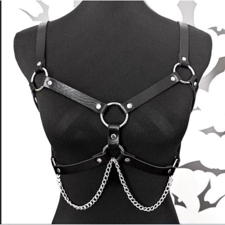Uprząż harness woman z łańcuszkiem