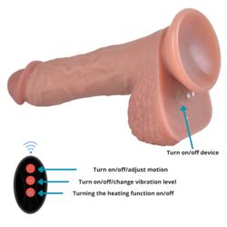 Erospace Natural Play vibro remote control 22 cm