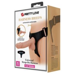 Pretty Love Jerry Harness Briefs strap-on 7,6"