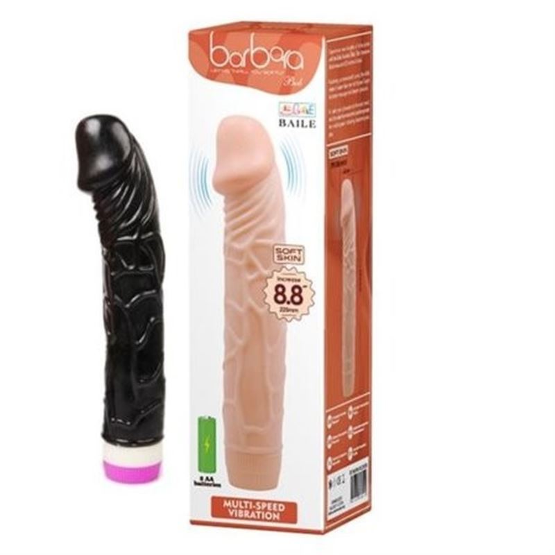 Barbara Bob vibrator black 22,5 cm