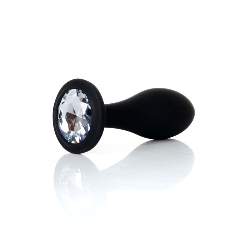 Silicone plug black clear L