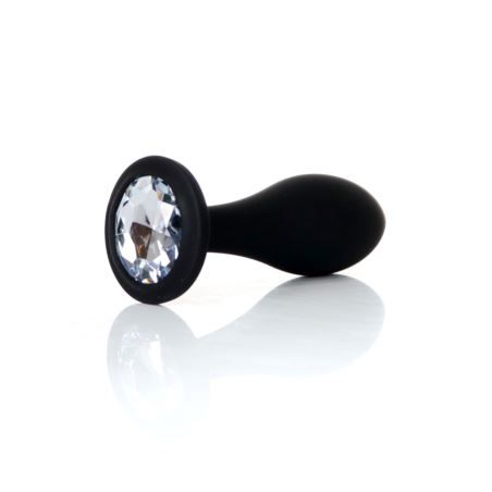 Silicone plug black clear L